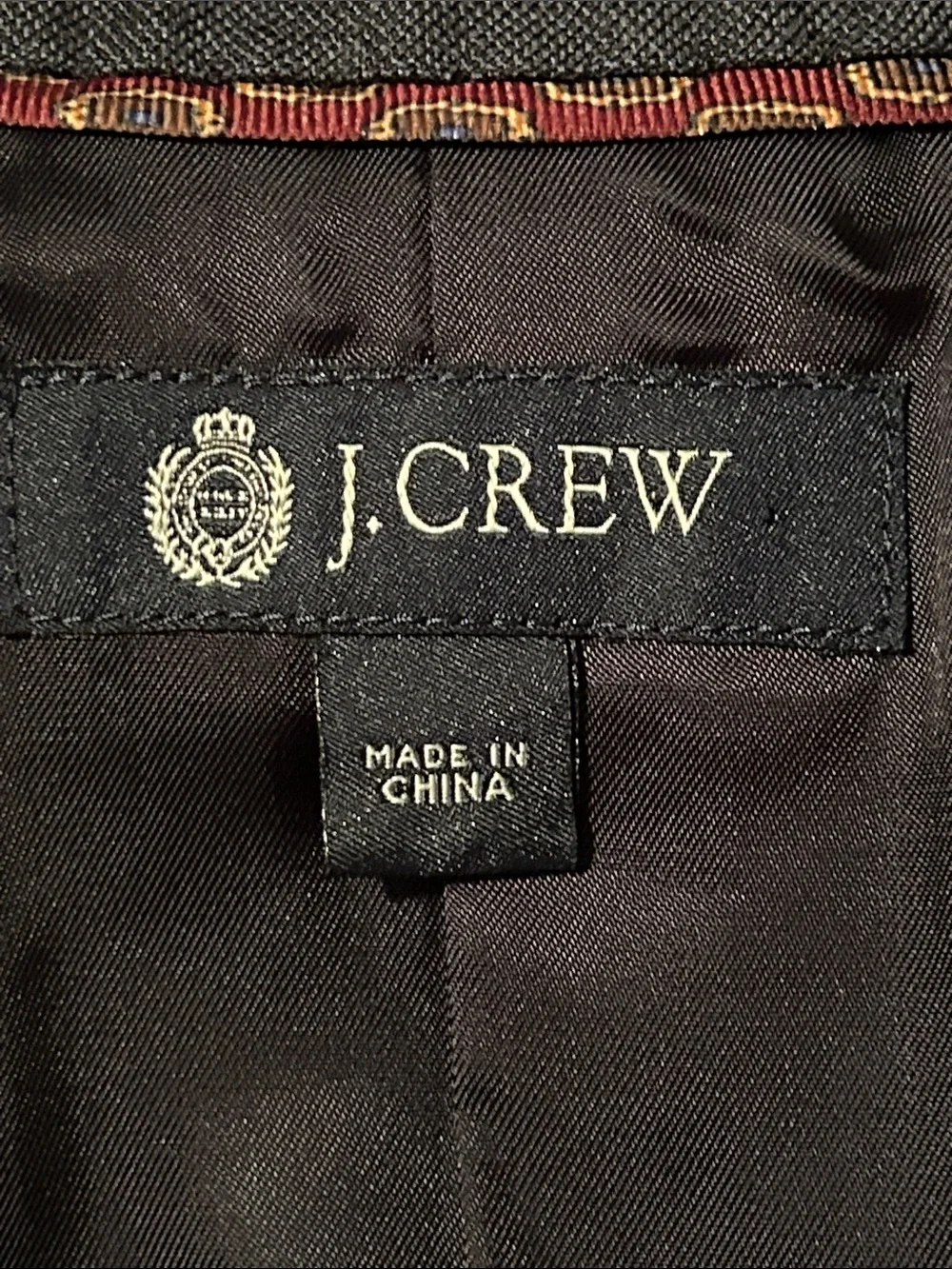 J. Crew Ludlow Slim Fit Suit Jacket & Pants Italian Wool Charcoal Size 38R 32